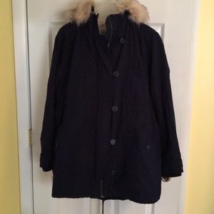 Gap Women’s 2-in1 faux fur parka